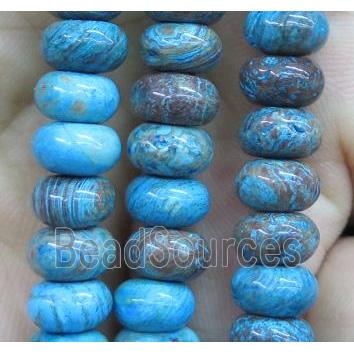 blue Oak Jasper beads, rondelle