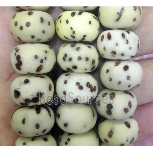 wood Bodhi beads, rondelle