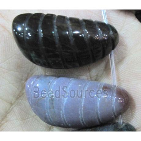 Indian agate bug beads