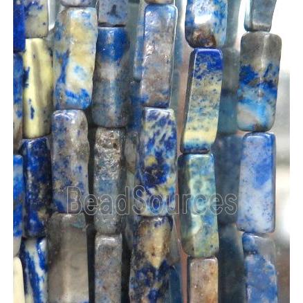 orange sodalite cuboid beads