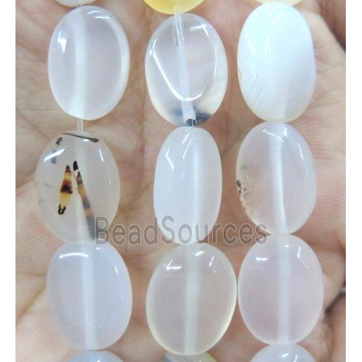 natural Heihua Agate bead, oval