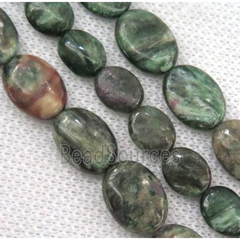 gemstone bead, oval