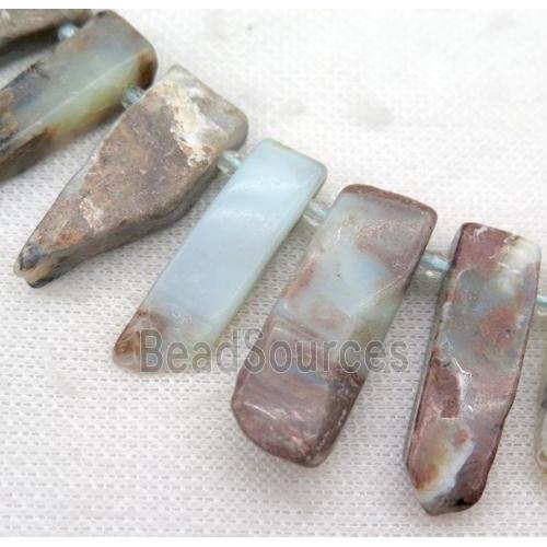 blue opal jasper bead, stick