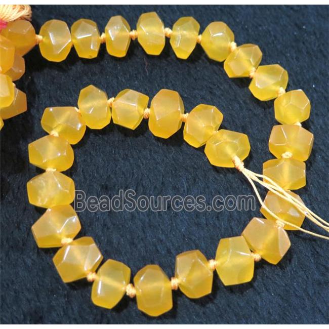 Sinkiang Jade Beads, faceted, nugget, freeform