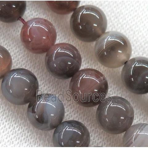 round Botswana Agate Beads