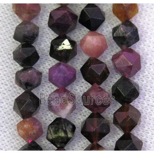 natural Tourmaline beads cut round