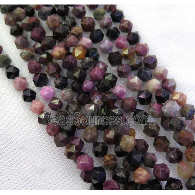 natural Tourmaline beads cut round