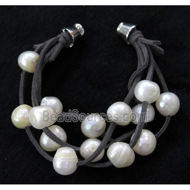 freshwater pearl bracelet with magnetic clasp