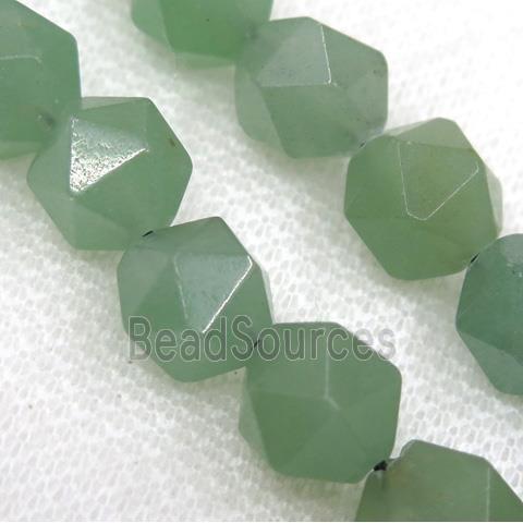 Green Aventurine Beads Cutted Round