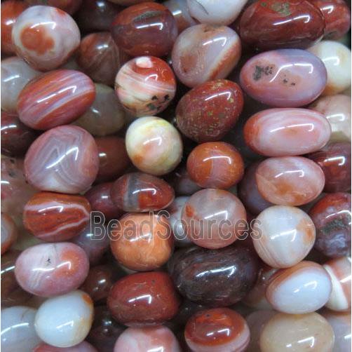 Red Chinese NanHong Agate beads chip, freeform