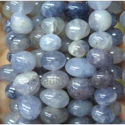 iolite chip bead, freeform