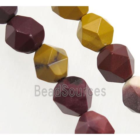 Mookaite Beads Cutted Round