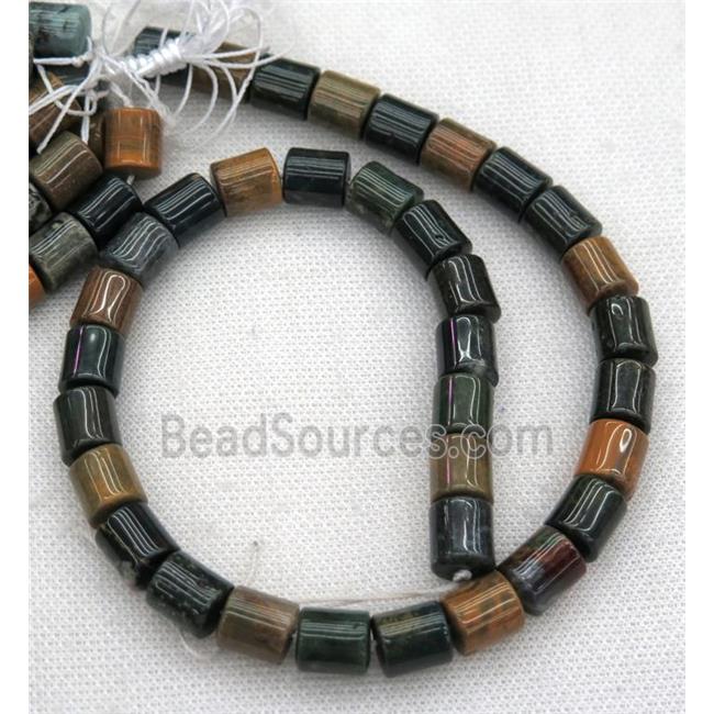 Ocean Agate tube beads