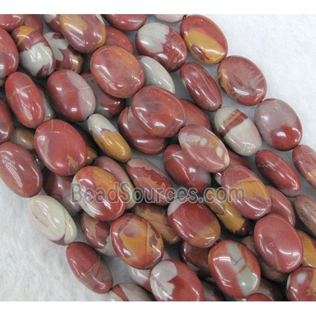 natural Noreena jasper bead, oval