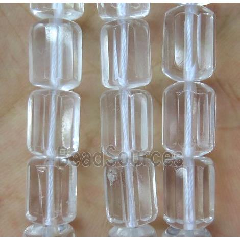 Clear Quartz tube beads