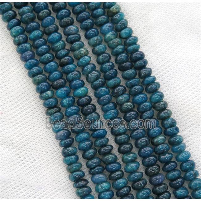 blue Apatite beads, rondelle