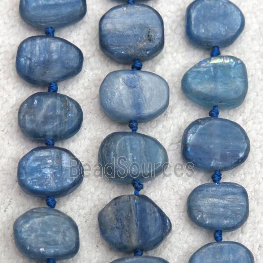 blue Kyanite beads, freeform