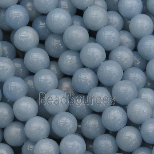 round Angelite beads