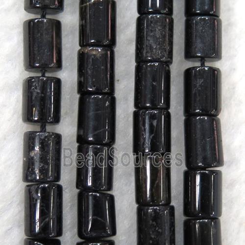 black Tourmaline tube beads