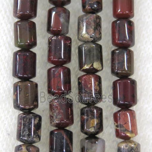 Poppy Jasper tube beads