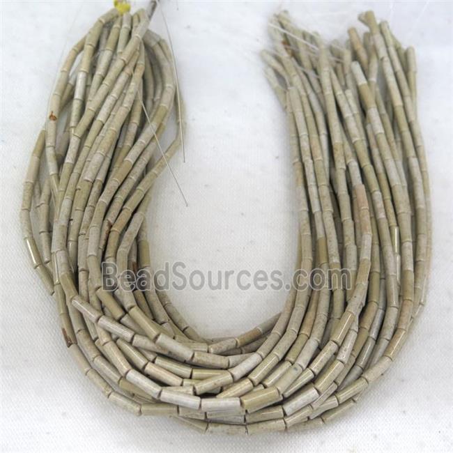 River Jasper tube beads