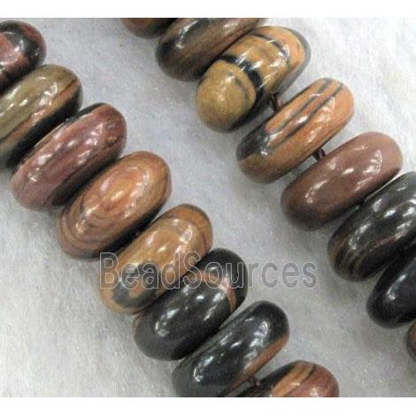 brown Opal Beads, rondelle