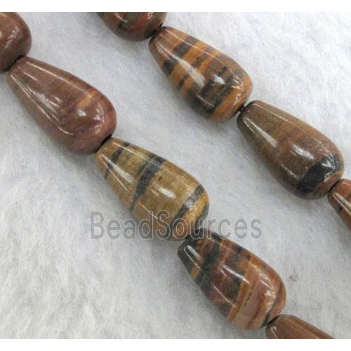 brown opal beads, teardrop