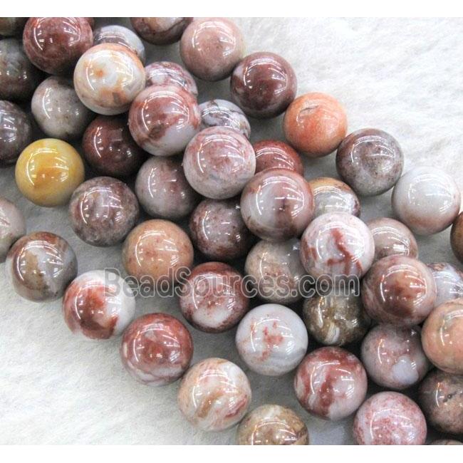 round Bloodstone beads