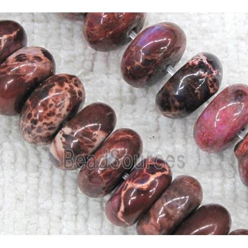 Sea Sediment bead, rondelle