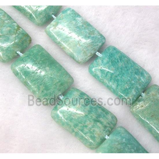 Amazonite beads, rectangle