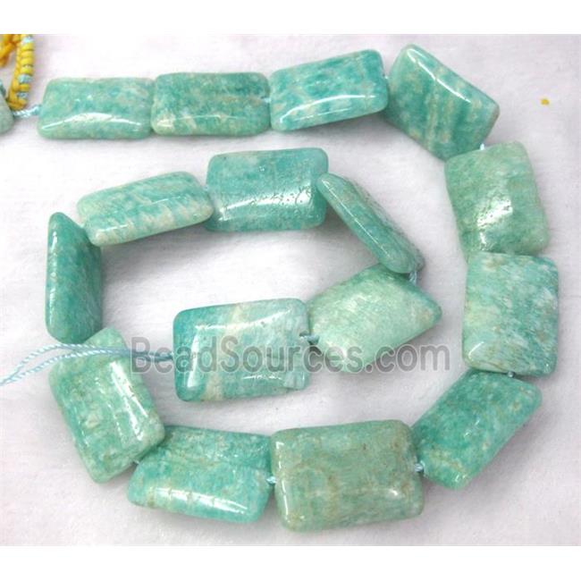 Amazonite beads, rectangle