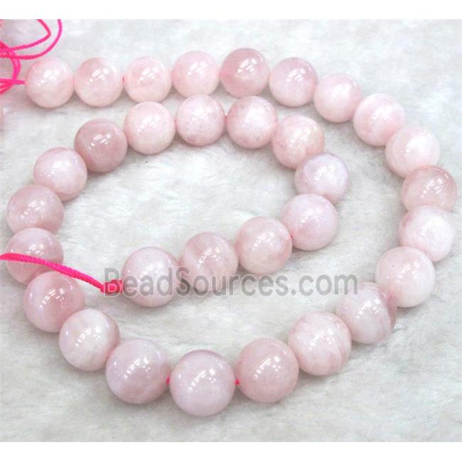 Malagasy Rose Quartz beads, round, A grade