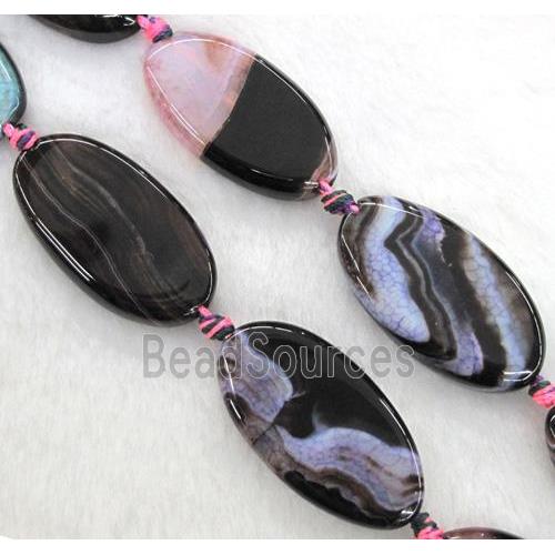 agate beads, oval