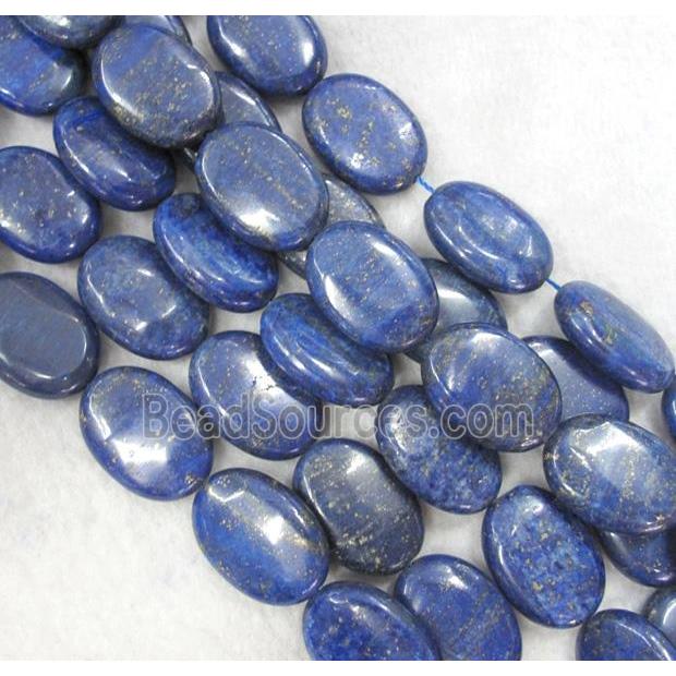 lapis lazuli bead, oval