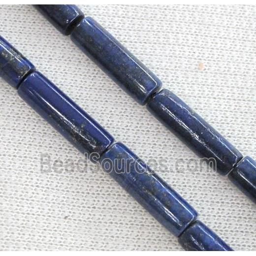 lapis lazuli beads, tube