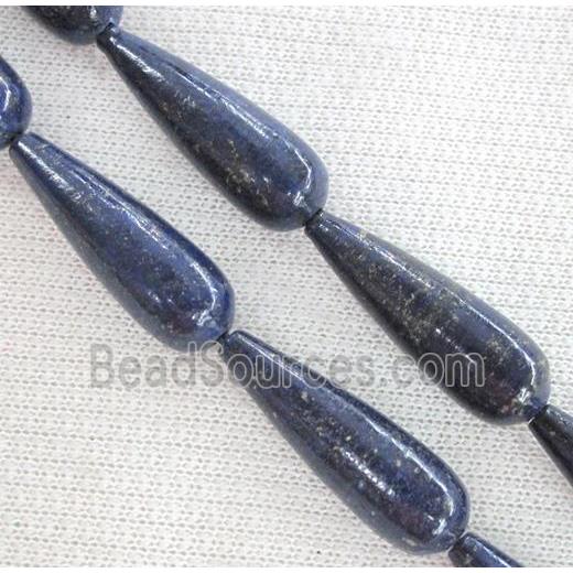 lapis lazuli beads, teardrop