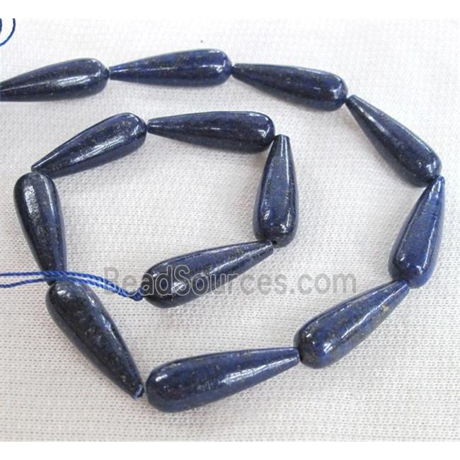 lapis lazuli beads, teardrop