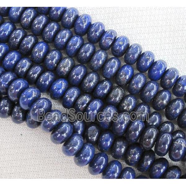 lapis lazuli beads, rondelle