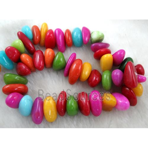 colorful jade opal bead, erose