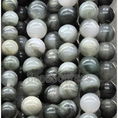 round green Actinolite beads