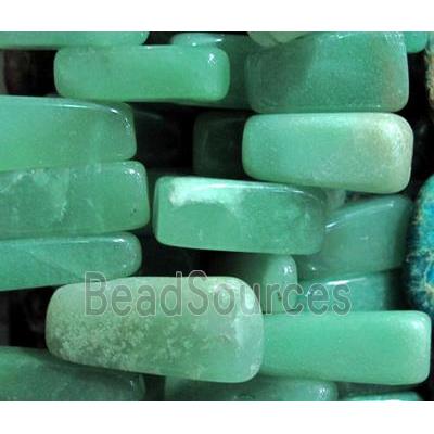 Green aventurine chips bead, freeform