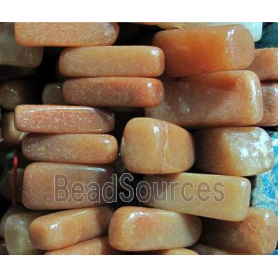 red aventurine chips bead, freeform