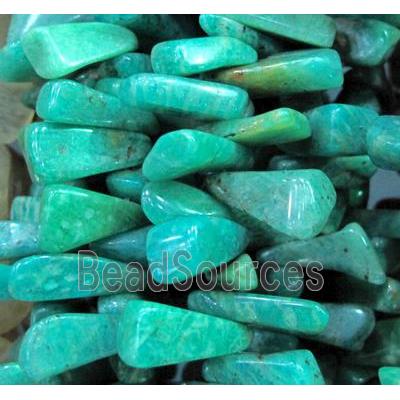 Amazonite bead, freeform