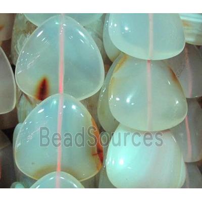 opal bead, triangle