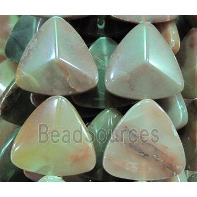 jasper bead, triangle