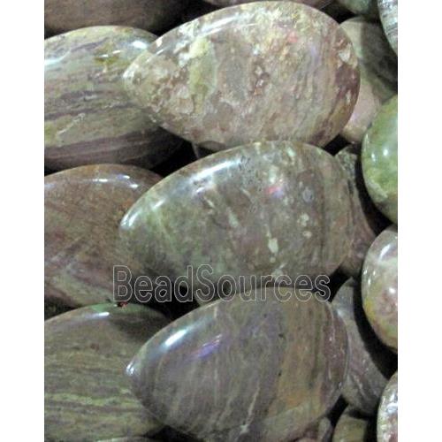 Picasso jasper bead, teardrop