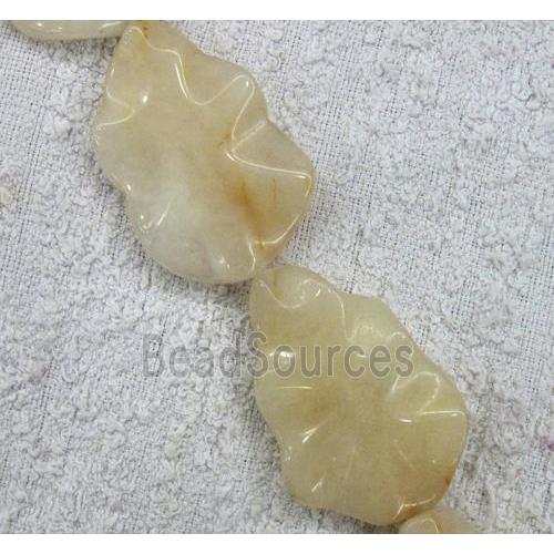 yellow jade bead, cucurbit