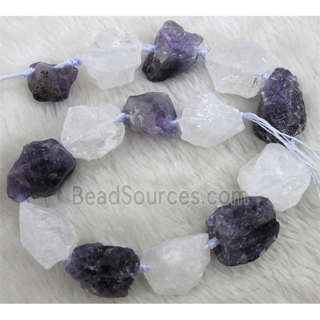 mix gemstone beads, freeform nugget