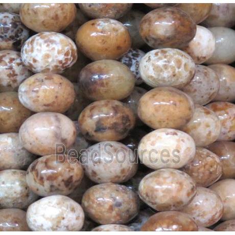 yellow Opal stone beads, rondelle