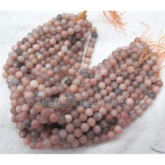 natural MoonStone Beads, round, A-grade